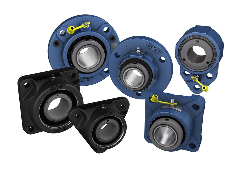 Фланцевый подшипниковый узел SKF роликовый 