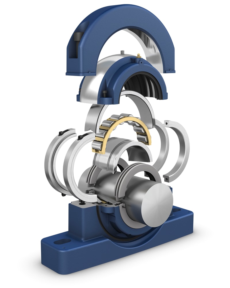 Разъёмный подшипниковый узел SKF Cooper 